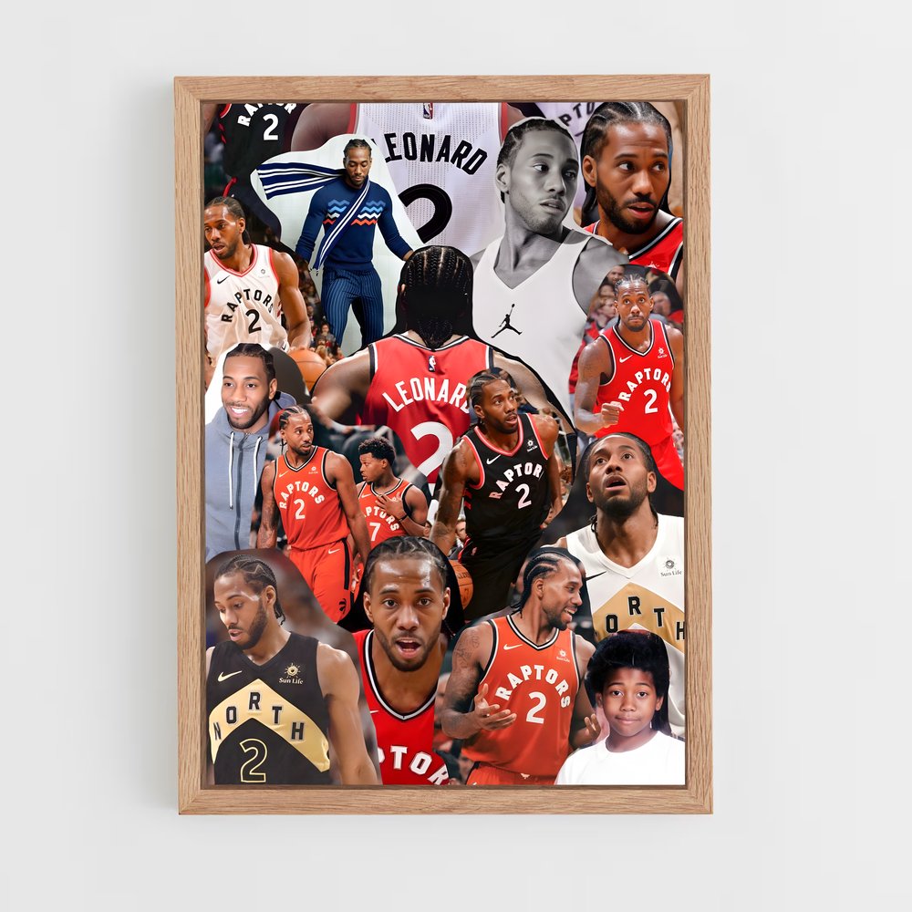 Poster Kawhi the Great – affiche Basketball (vue 4)